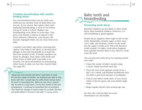 Breastfeeding basics Breastfeeding basics - South West Health