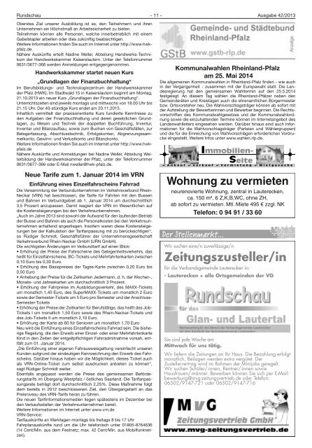 Amtsblatt KW 42 - Verbandsgemeinde Lauterecken