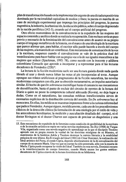 Narrar el propio cuerpo. RetÃ³rica modernista de la enfermedad