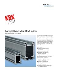 Demag KBK Alu Enclosed Track System - Demag Cranes ...