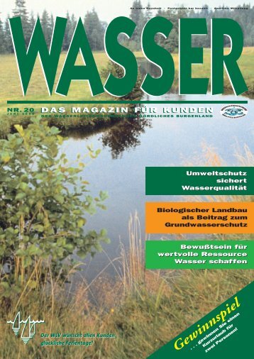 Gewinnspiel - Wasserleitungsverband NÃ¶rdliches Burgenland