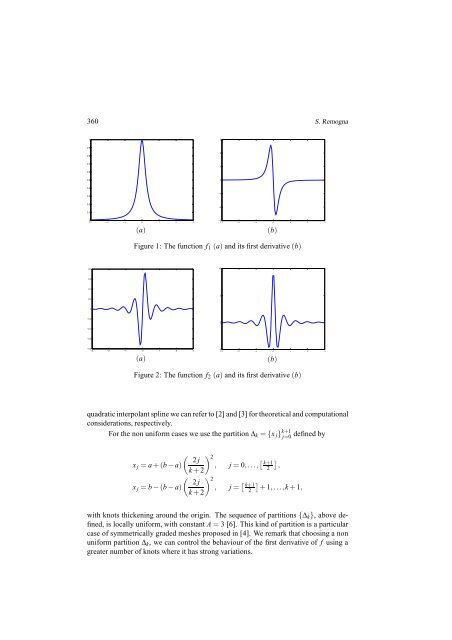 Pseudo-spectral derivative of quadratic quasi-interpolant splines