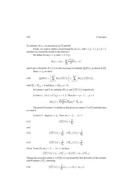 Pseudo-spectral derivative of quadratic quasi-interpolant splines