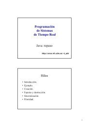 ProgramaciÃ³n de Sistemas de Tiempo Real Java: repaso Hilos