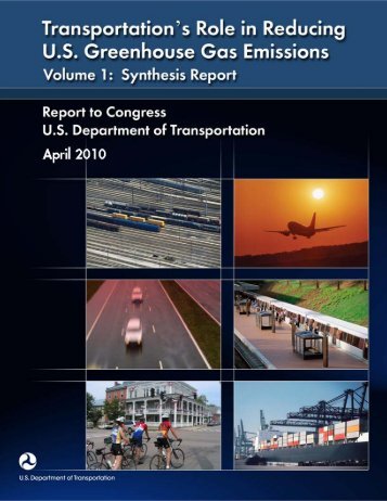 Transportation's Role in Reducing U.S. Greenhouse Gas Emissions ...