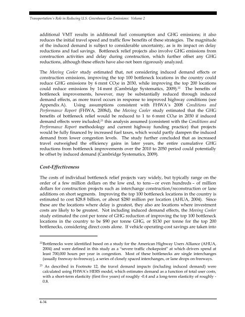 Transportation's Role in Reducing U.S. Greenhouse Gas Emissions ...