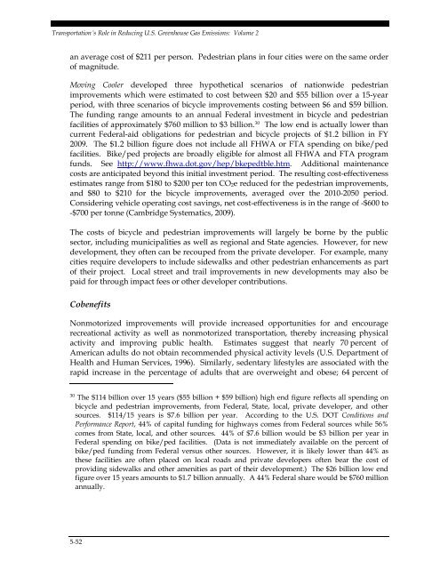 Transportation's Role in Reducing U.S. Greenhouse Gas Emissions ...