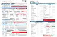 Certified Pre-Owned Vehicle Inspection Checklist - Dealer