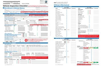 Ford certified pre owned inspection checklist #3