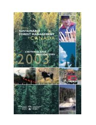 updated C&I framework - Canadian Council of Forest Ministers