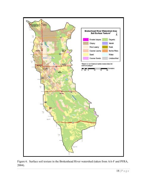 Assessment of Water Quality in the Brokenhead River Watershed