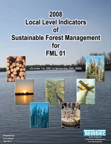 Criterion 1: - Manitoba Model Forest Inc.