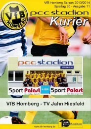 Ausgabe 11 2013/14 - VfB Homberg