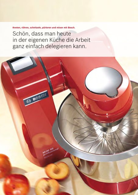 Einführung Küchenmaschine MUM 8 - Bosch