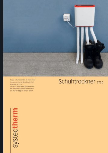 Schuhtrockner ST3D - Systec Therm AG