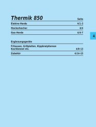 Thermik 850 Einzelgeräte Elektro-Herde