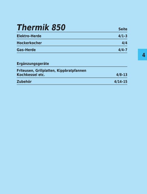 Thermik 850 Einzelgeräte Elektro-Herde