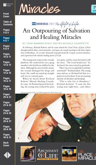 An Outpouring of Salvation and Healing Miracles - Oral Roberts ...