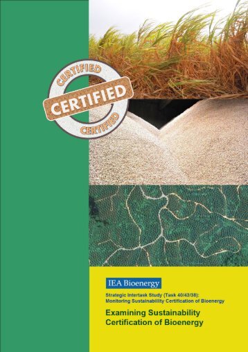 T1: Examining Sustainability Certification of Bioenergy