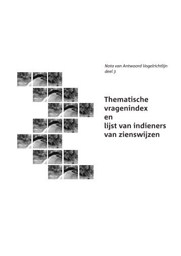 Nota van antwoord Vogelrichtlijn 3 - SynBioSys