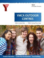 Camps Ymca Of Greater Toronto