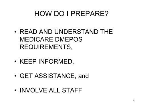 Compliance With The DMEPOS Quality Standards - Centers for ...