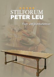 Tisch- Und Stuhlkollektion - Stilmöbel Peter Leu