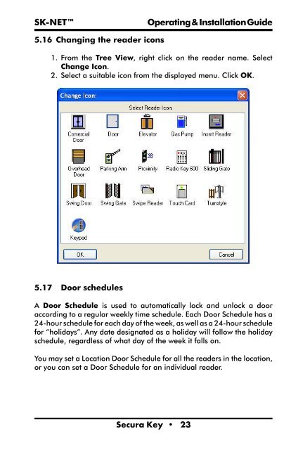 SK-NET™ Operating & Installation Guide - Secura Key