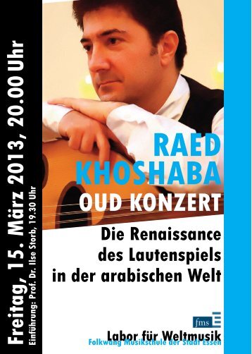 Flyer - Folkwang Musikschule - Essen