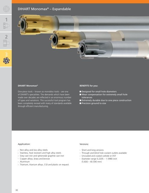 Reaming Tools Catalog - Komet