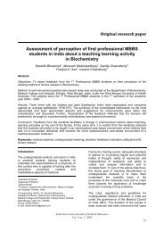 Assessment of perception of first professional MBBS students in ...