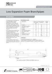 Low Expansion Foam Branchpipes - Hawkes Fire