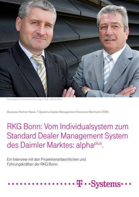 RKG Bonn: Vom Individualsystem zum Standard Dealer ...