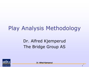 Play Analysis Methodology - CCOP