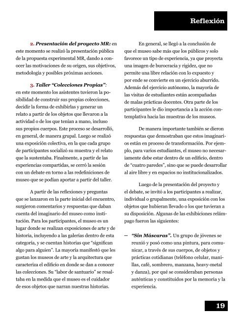 Cuadernos de CuradurÃ­a No. 13 - Museo Nacional