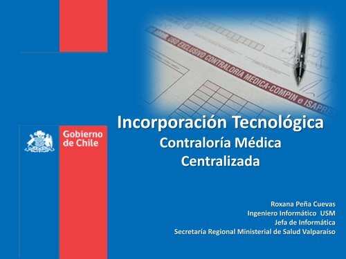 IncorporaciÃ³n TecnolÃ³gica - Seremi de Salud RegiÃ³n de ValparaÃ­so