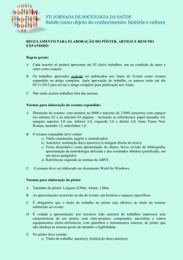 Resumo do artigo