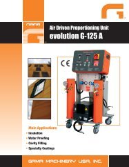 evolution G-125 A - Spray Foam Equipment