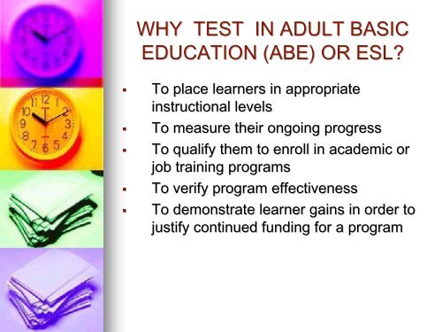 Assessment and Evaluation of L2 Learning