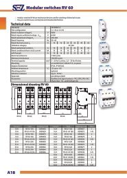 A18 Modular switches RV 60 - SEZ Krompachy