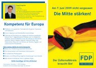 Die Mitte stÃ¤rken! - FDP Balingen