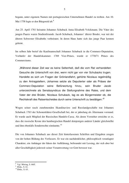 Johannes Schuback - Verband der Familie v. Restorff