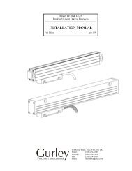 Manual - Gurley Precision Instruments