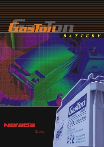 General Catalogue - Gaston Battery Industrial Ltd.