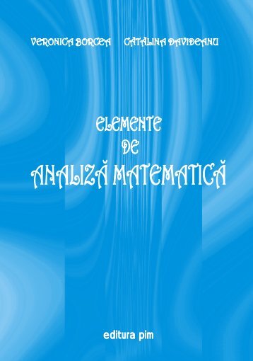 Elemente de analiza matematica - PIM Copy