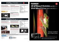 Tamron's Acclaimed Pair of Macro Lenses - Tamron Europe