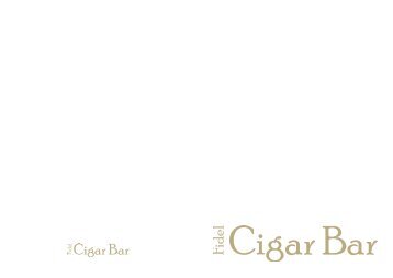 Fidel Cigar & Drink List (.pdf) - Tallink hotels