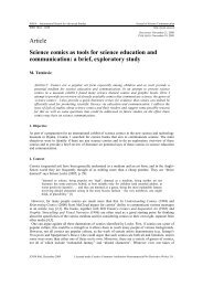 Article Science comics as tools for science education - JCOM - SISSA