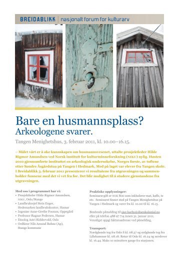 Bare en husmannsplass? - Disen Kolonial Sjur Harby