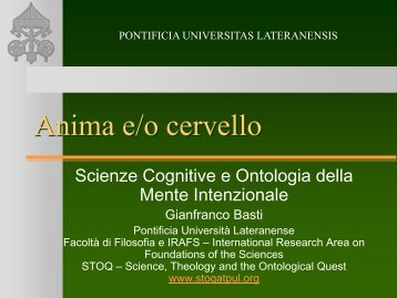 Scienze Cognitive - STOQ